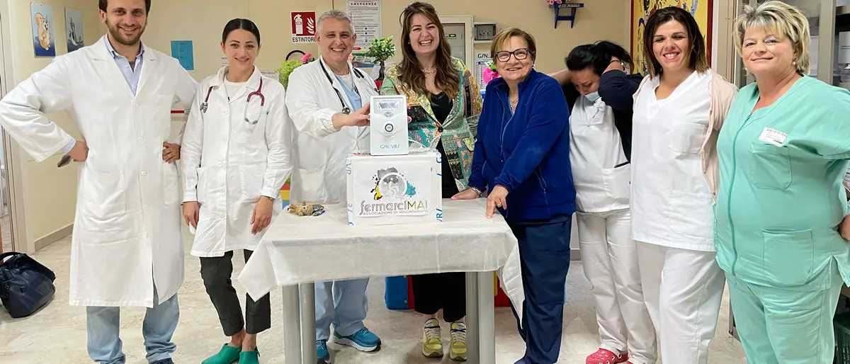 Vibo, dispositivo per la misurazione dell’ittero in dono al reparto di Pediatria