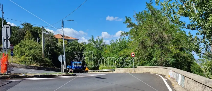 Vibo, terminati i lavori di consolidamento della strada per Longobardi