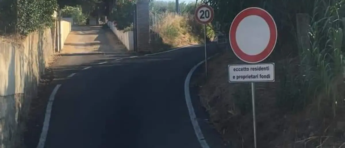 Vibo, pericolosa la strada Cancello Rosso-Candrilli: transito vietato ai non residenti