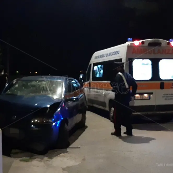 Incidente stradale nel centro abitato di Stefanaconi: ferito un operaio 40enne