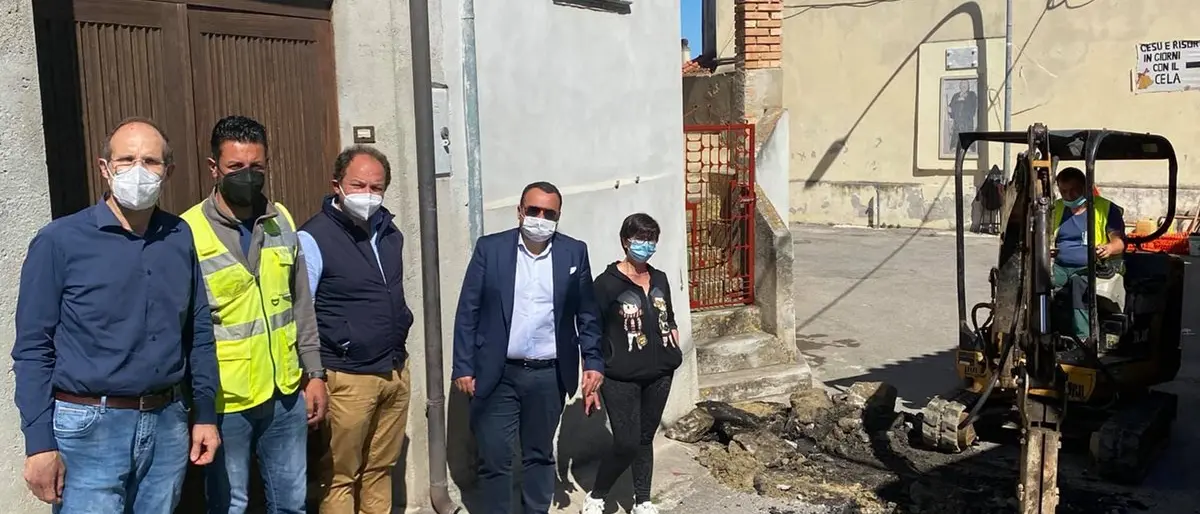 Acqua contaminata a Vena Inferiore, partono i lavori sulla rete idrica