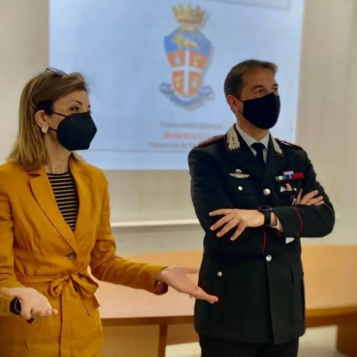 Vibo, il neo prefetto Roberta Lulli in visita al Comando provinciale dei carabinieri