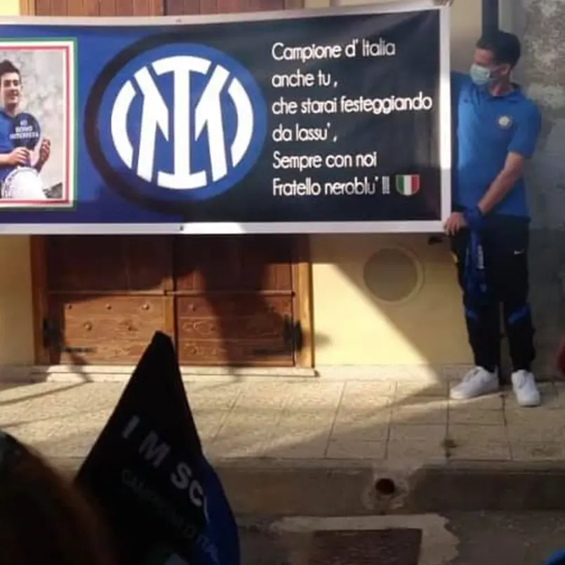 Inter campione d’Italia, a Mileto il corteo omaggia Francesco Prestia Lamberti
