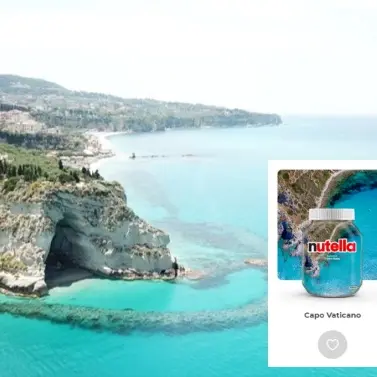 Il mare di Tropea e quello di Capo Vaticano protagonisti del contest Nutella