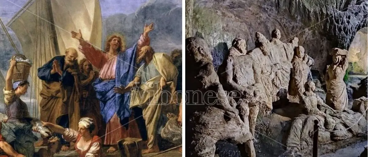 “La pesca miracolosa”, il dipinto del Louvre riprodotto nella chiesa di Piedigrotta
