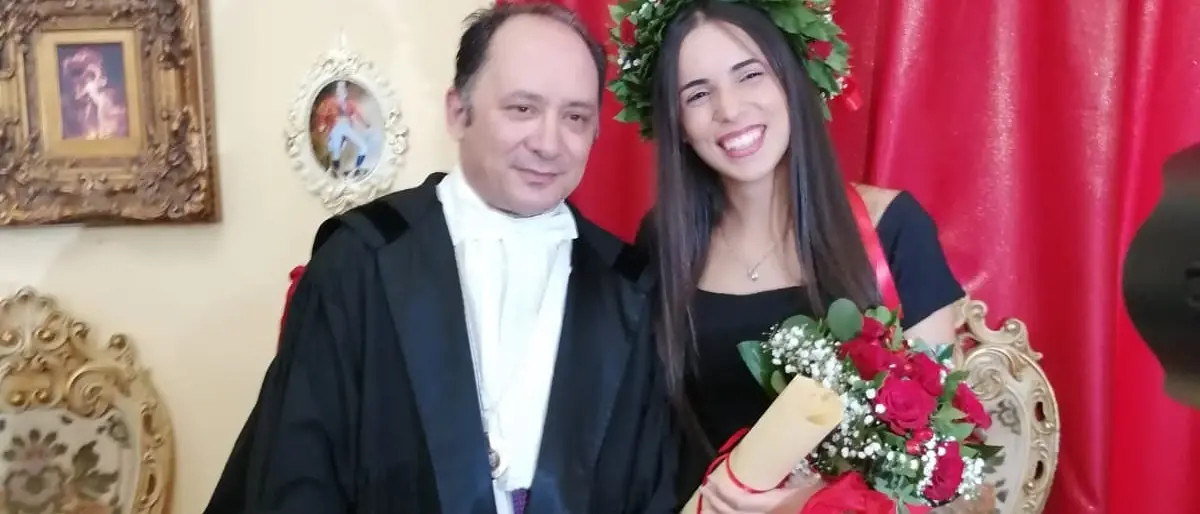 Antonella, dal 110 e lode all’Istituto di criminologia di Vibo alla Marina militare