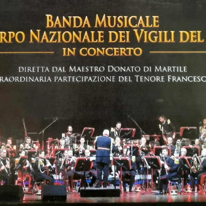 La banda musicale dei Vigili del Fuoco in concerto lunedì a Vibo Valentia