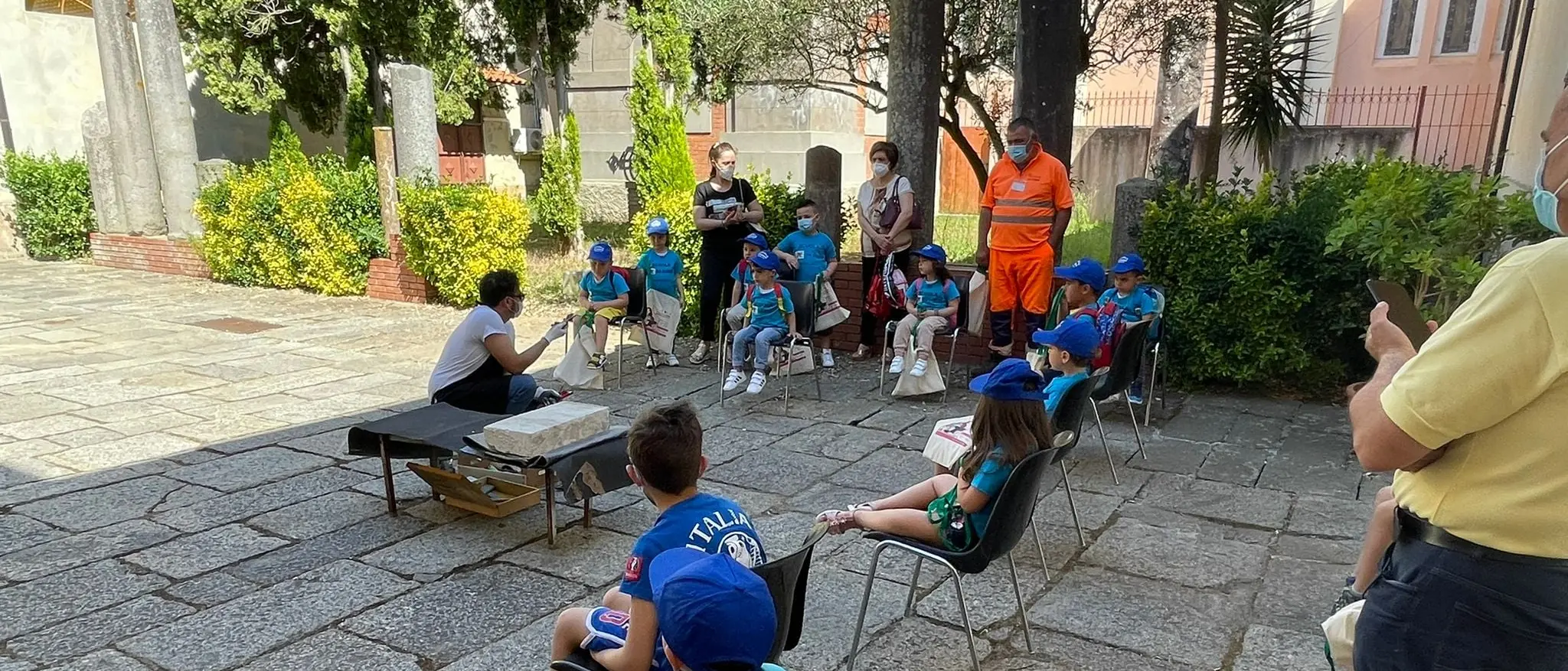 Mileto, scultori in erba alla scoperta del patrimonio culturale del museo