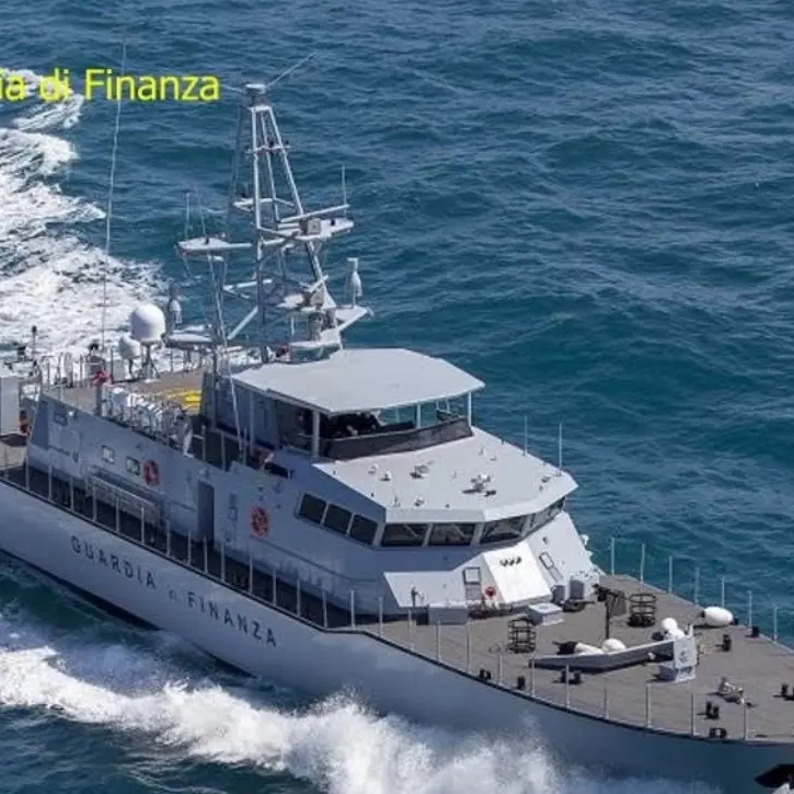 Tappa al porto di Vibo Marina per il nuovo pattugliatore della Guardia di finanza