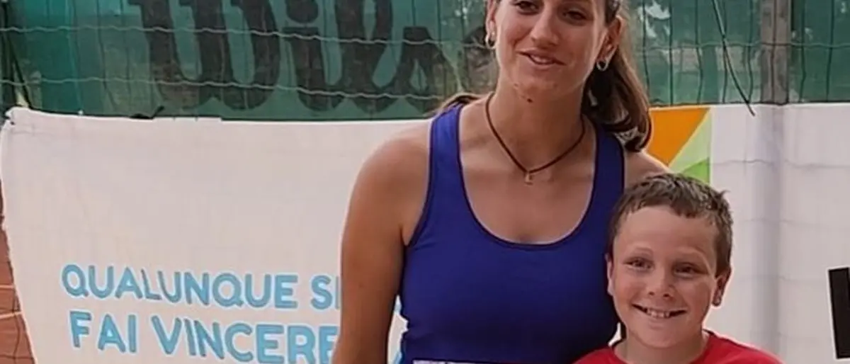 Il piccolo tennista Michele Accorinti vincitore del Torneo Kinder Under 11