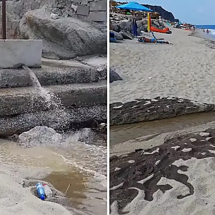 Capo Vaticano, sversamenti al Tono: chiesto l’intervento della Guardia costiera