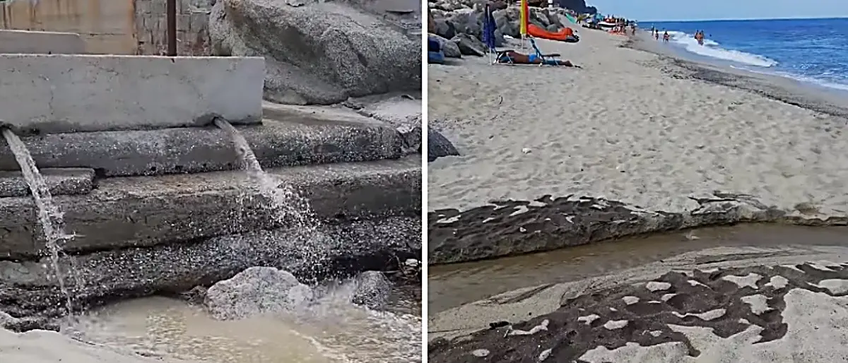 Capo Vaticano, sversamenti al Tono: chiesto l’intervento della Guardia costiera