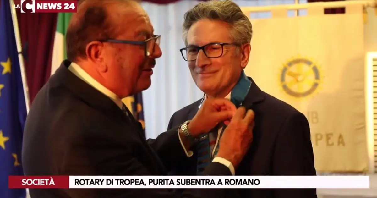 Tropea, passaggio di consegne al Rotary club: Purita subentra a Romano - Video
