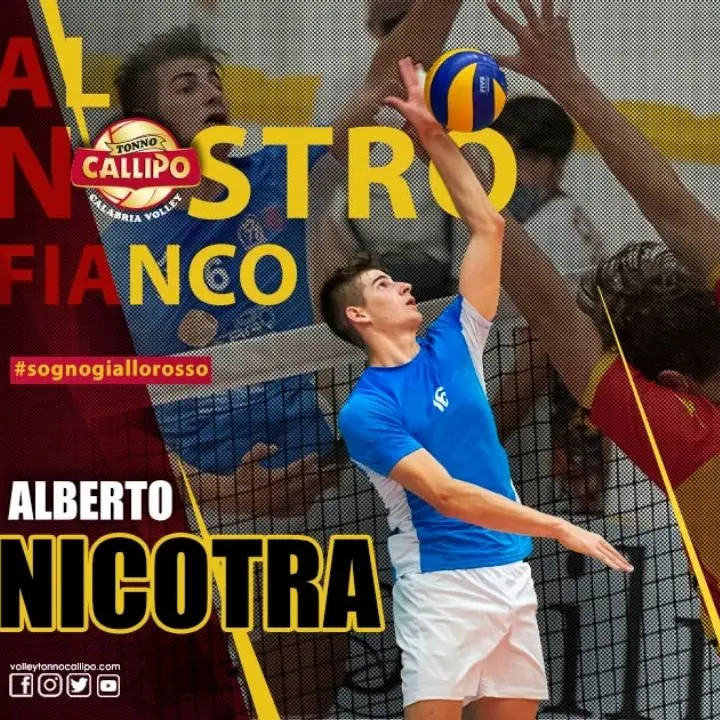 Volley, nuovo innesto per la Tonno Callipo: arriva lo schiacciatore Nicotra