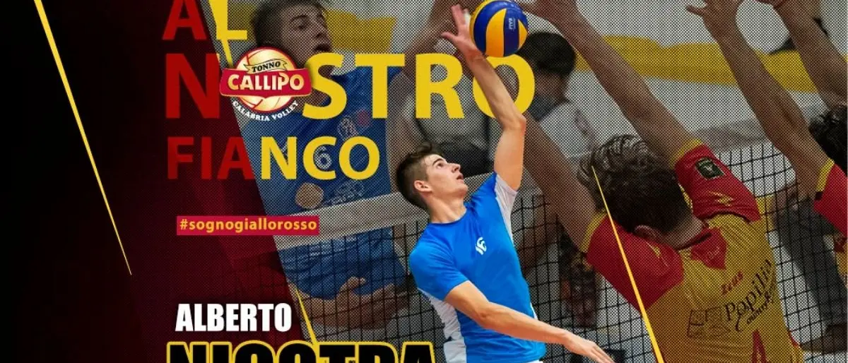 Volley, nuovo innesto per la Tonno Callipo: arriva lo schiacciatore Nicotra