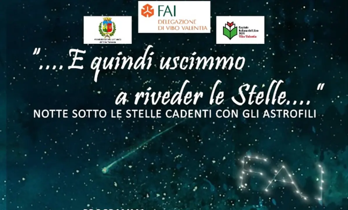 Al parco delle Rimembranze di Vibo il Fai organizza l'appuntamento con le stelle