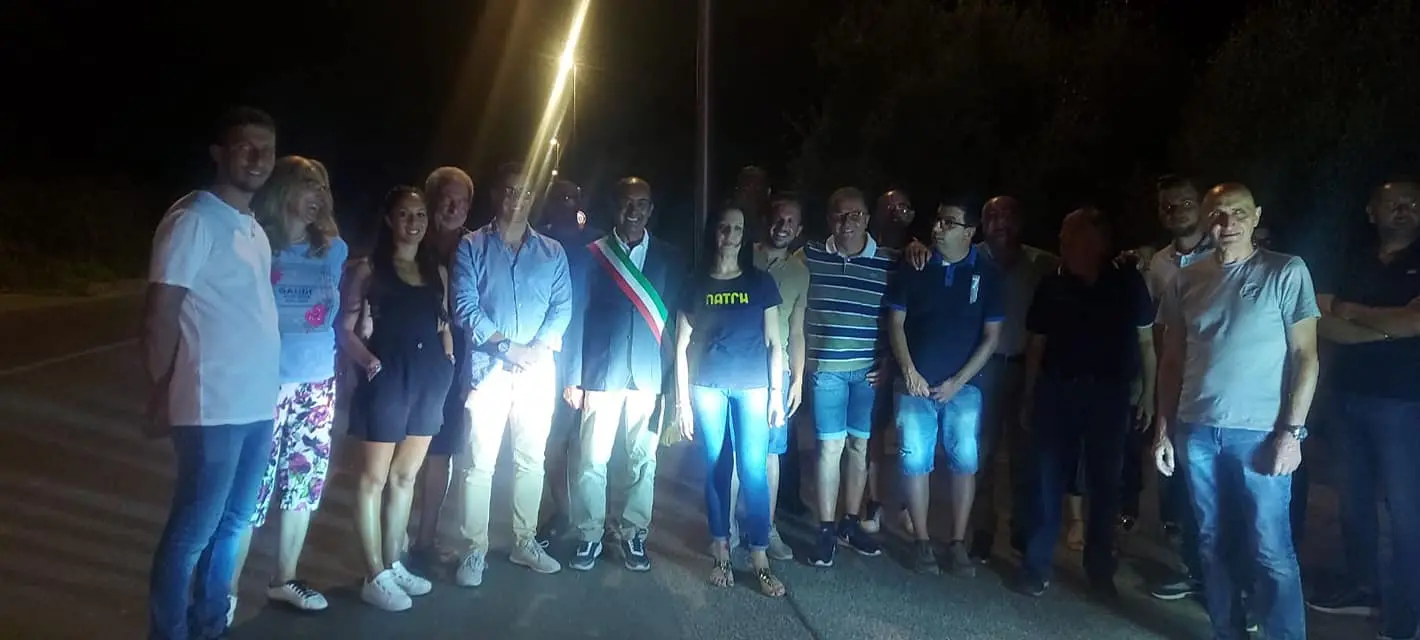 Attivato il nuovo corpo illuminante tra Mileto a Paravati