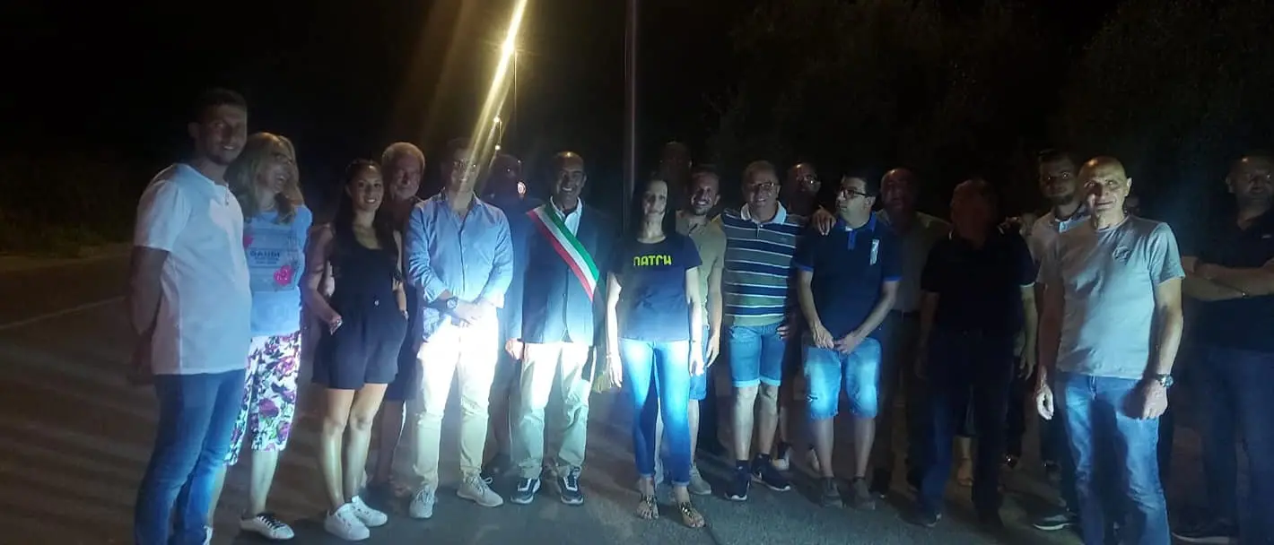 Attivato il nuovo corpo illuminante tra Mileto a Paravati
