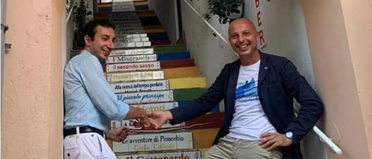 Tropea, prende vita la scala dedicata ai grandi della letteratura