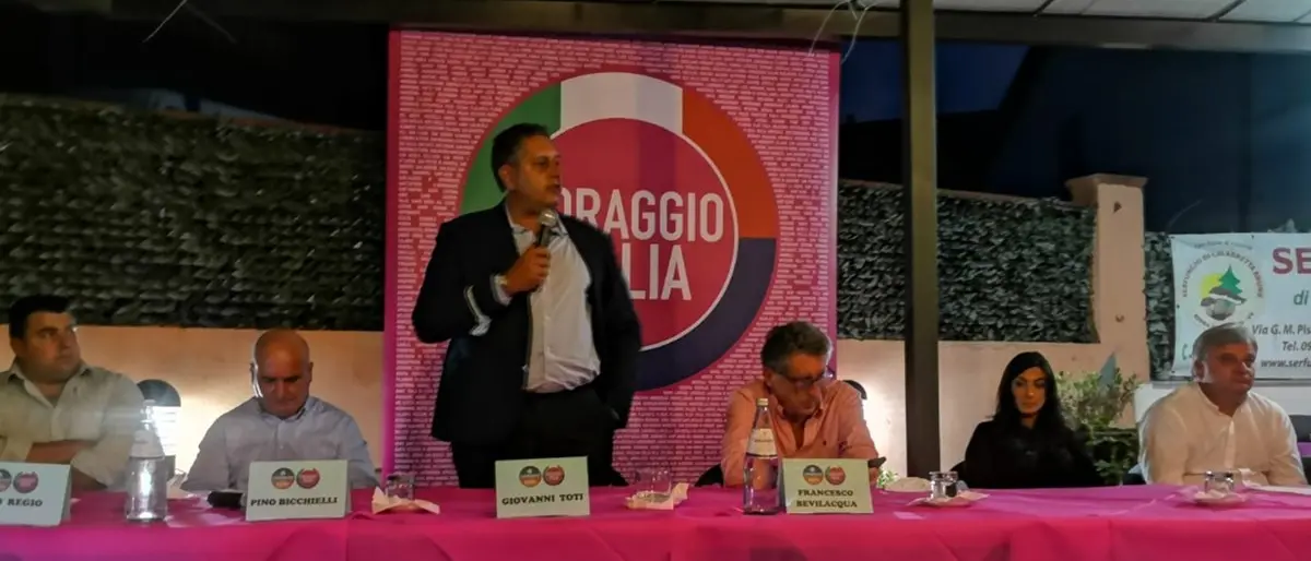 Regionali: Toti a Serra San Bruno incontra i candidati di “Coraggio Italia”