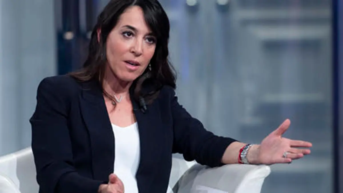 Licia Ronzulli, nel corso della registrazione del programma Rai condotto da Bruno Vespa \\u00D4Porta a Porta\\u00D5, dedicato alla anoressia, Roma 18 febbraio 2020. ANSA/MAURIZIO BRAMBATTI , ANSA