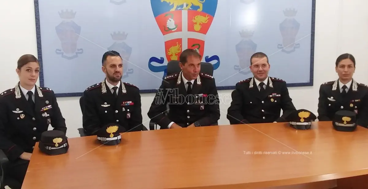 Carabinieri di Vibo e Serra: nuovi vertici per Compagnia, Norm e Nucleo Investigativo - Video