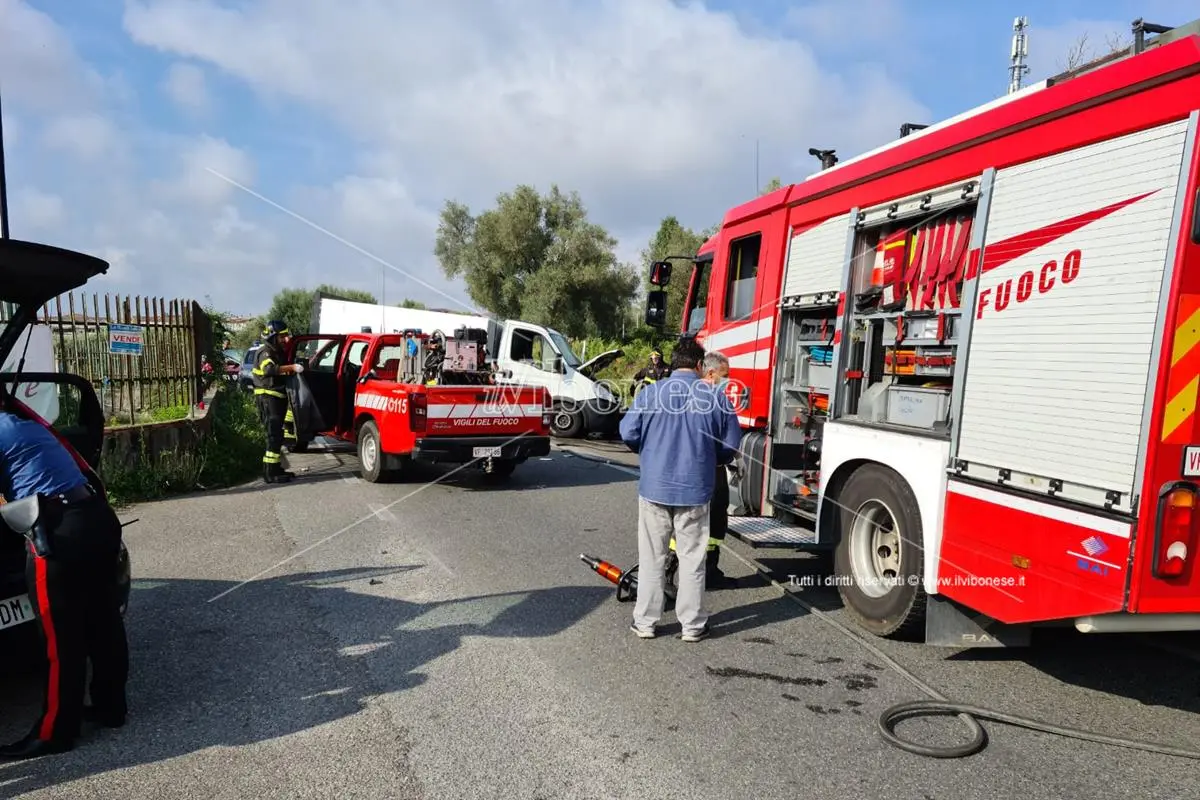 Incidente stradale a Vibo, due i feriti