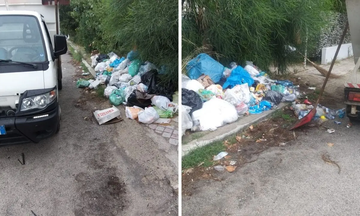 Rifiuti gettati in spiaggia a Briatico, il sindaco Vallone: «Ogni giorno una lotta contro incivili»