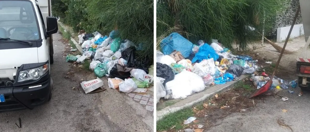 Rifiuti gettati in spiaggia a Briatico, il sindaco Vallone: «Ogni giorno una lotta contro incivili»