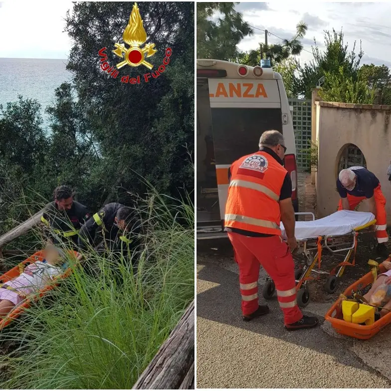 Turista si ferisce al \"Paradiso del sub\": necessario l'intervento dei vigili del fuoco