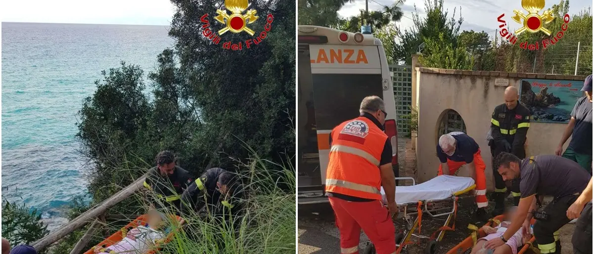 Turista si ferisce al \"Paradiso del sub\": necessario l'intervento dei vigili del fuoco