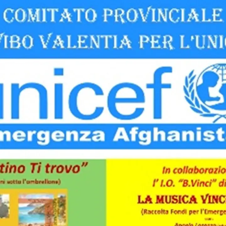 L’Unicef di Vibo Valentia scende in campo per aiutare i bambini dell’Afghanistan
