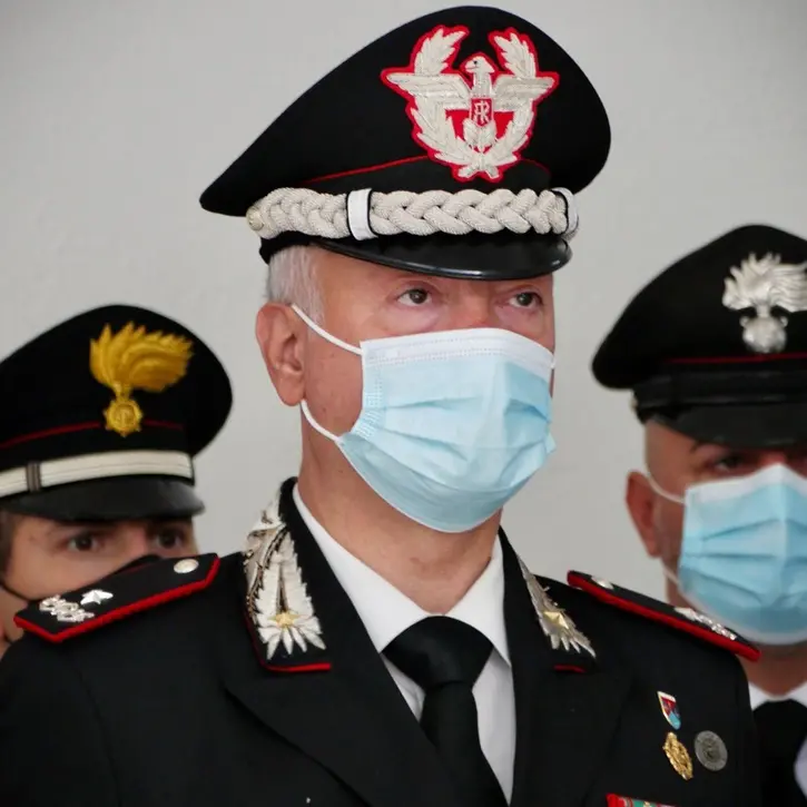 Il comandante della Legione Carabinieri Calabria Salsano in visita nel Vibonese - Foto