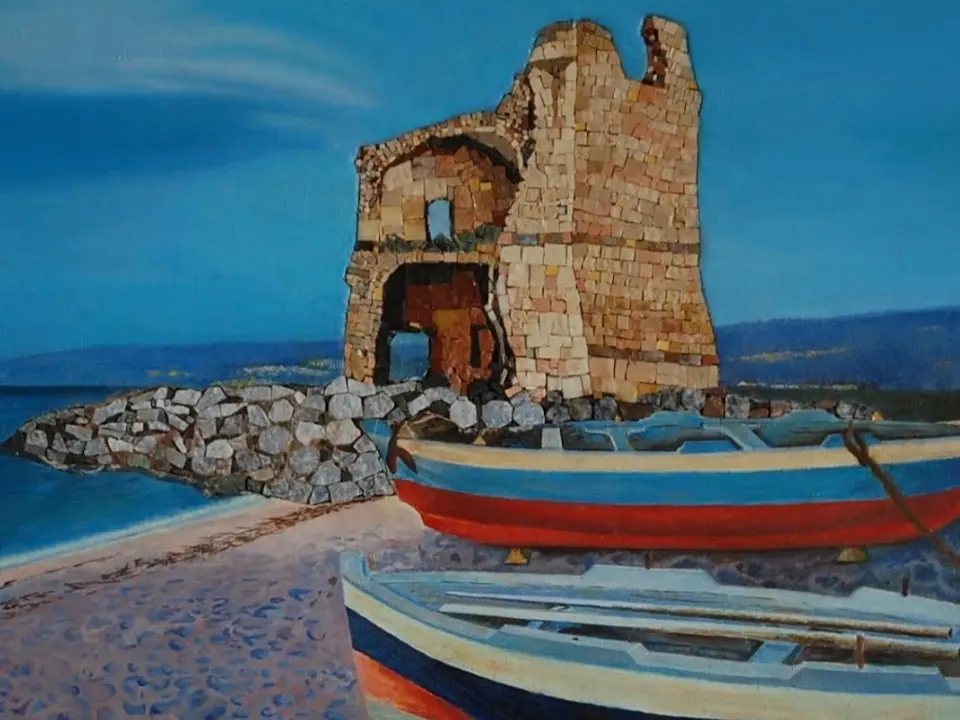 A Vibo la personale di Enzo Aiello, memorie di pietre e di pittura - Video