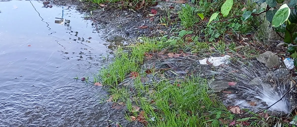 Bivona, perdita d’acqua in via delle Barche. E nessuno interviene