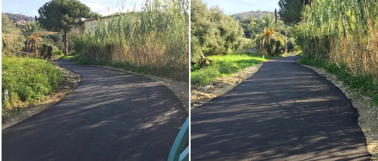 Vibo, sistemata l'unica strada per accedere a San Pietro dopo la frana
