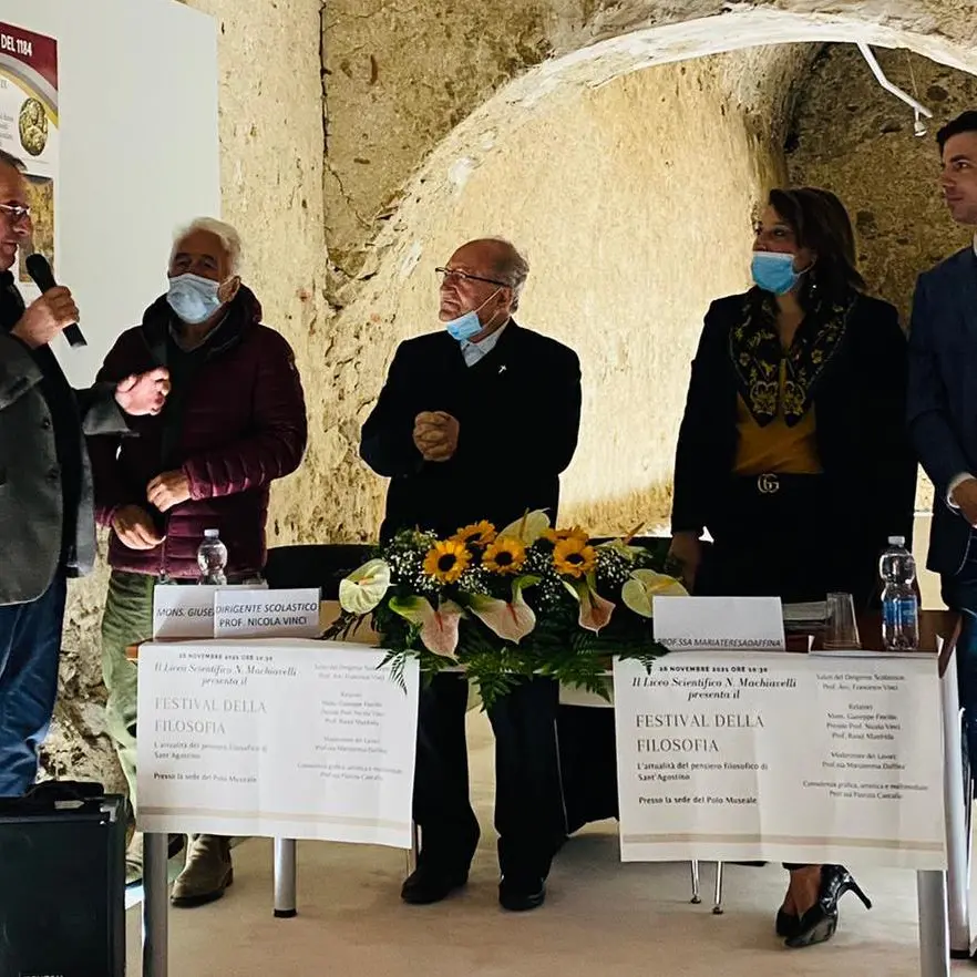 Al via a Soriano il Festival della Filosofia con la vita di Sant’Agostino