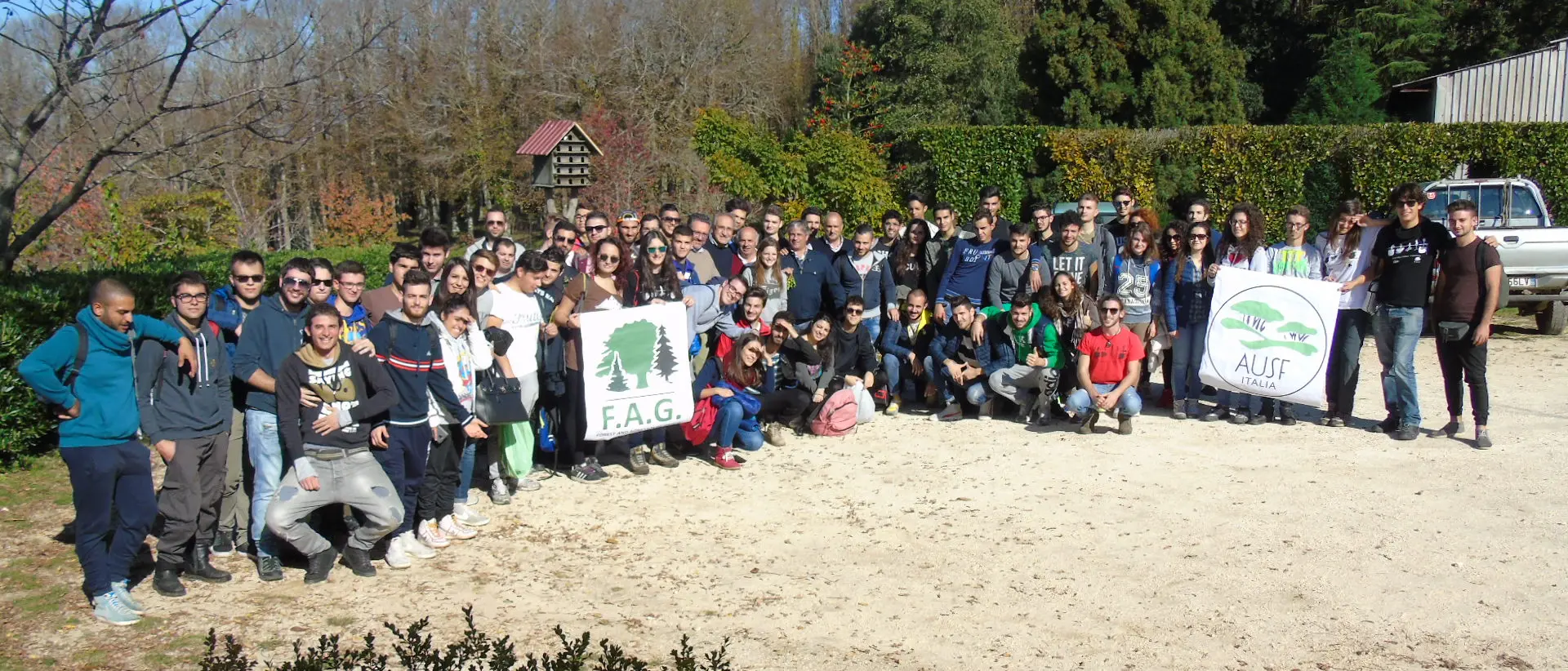 Studenti universitari in visita al vivaio di Ariola