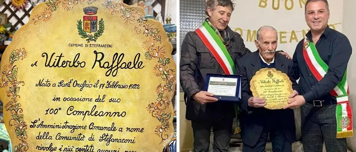 Stefanaconi e Sant’Onofrio in festa per i 100 anni di nonno Raffaele