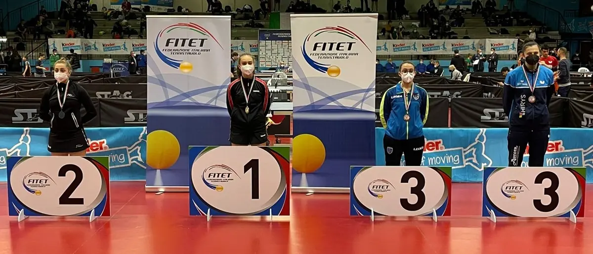 Tennistavolo: nel torneo Under 19 un’altra impresa per Miriam Carnovale