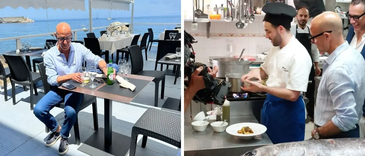 L’attore Stanley Tucci fa tappa anche a Tropea nel viaggio alla ricerca delle proprie origini