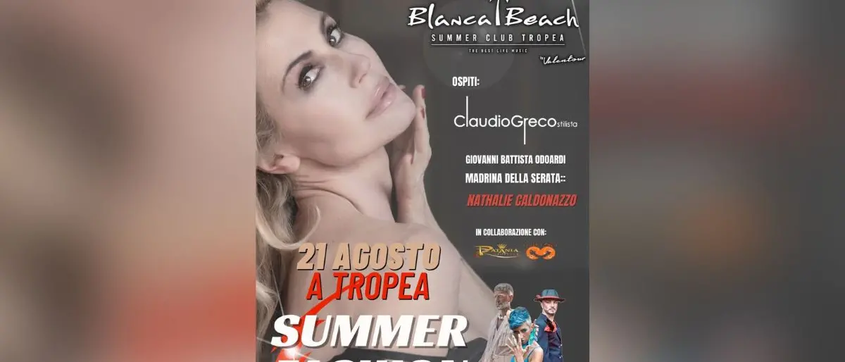 Donare è vita, a Tropea la cena di gala con Nathalie Caldonazzo e Claudio Greco