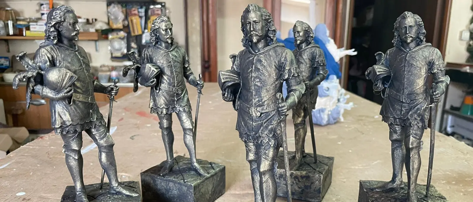 Mileto, da un progetto in 3D nasce la statuina di Conte Ruggero d’Altavilla