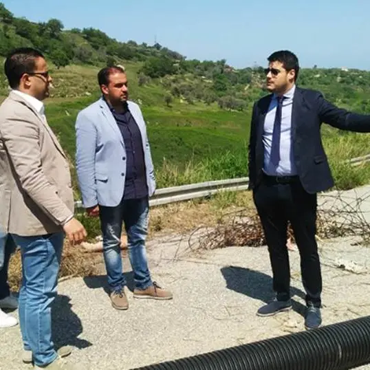 Emergenza viabilità a Cessaniti: sopralluogo di Riccardo Tucci (M5s)