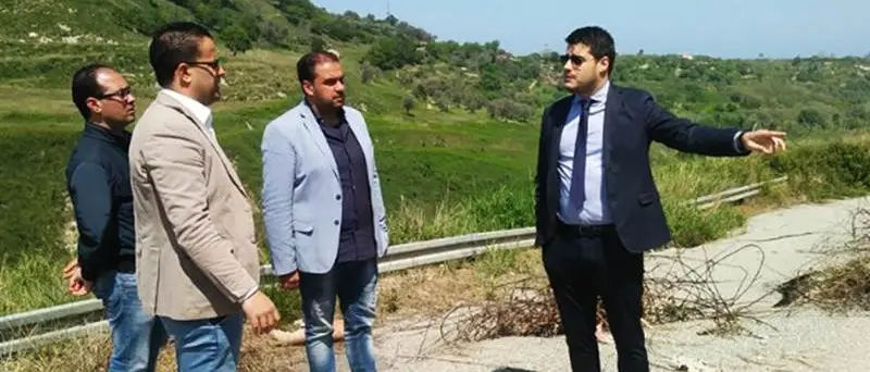 Emergenza viabilità a Cessaniti: sopralluogo di Riccardo Tucci (M5s)
