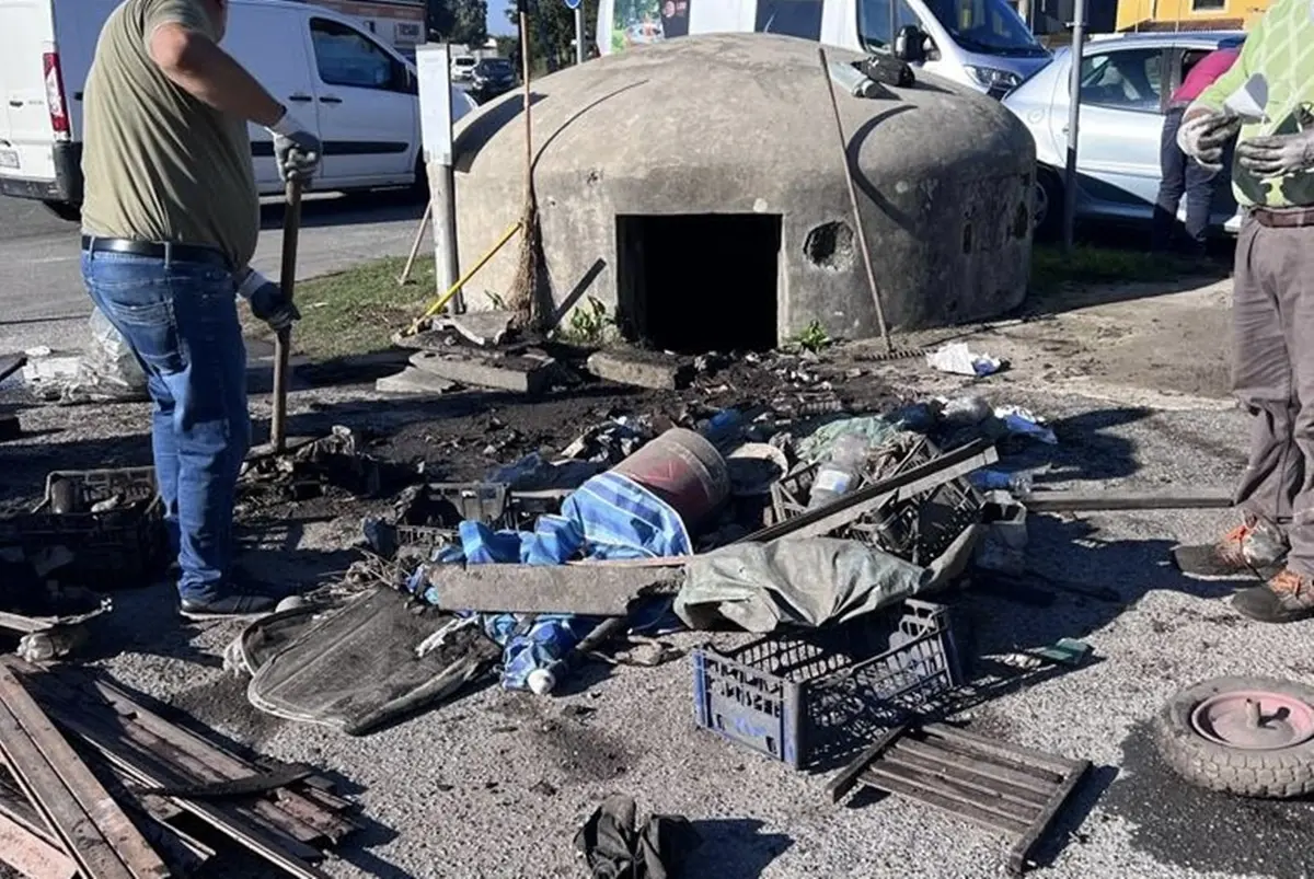 Ionadi, la \"casamatta militare\" viene ripulita e diviene simbolo di pace