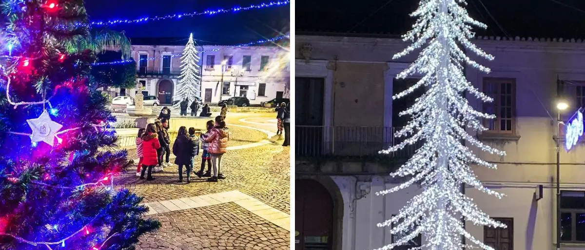 Briatico, l'accensione dell'albero di Natale in piazza apre il cartellone eventi: il programma