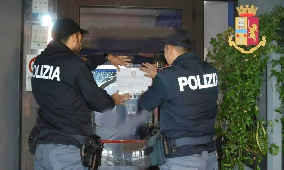 A Vibo Valentia la polizia chiude nuovamente un locale della movida