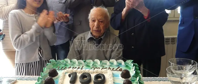Rombiolo, i cento anni di Michele nel giorno della Liberazione - Video