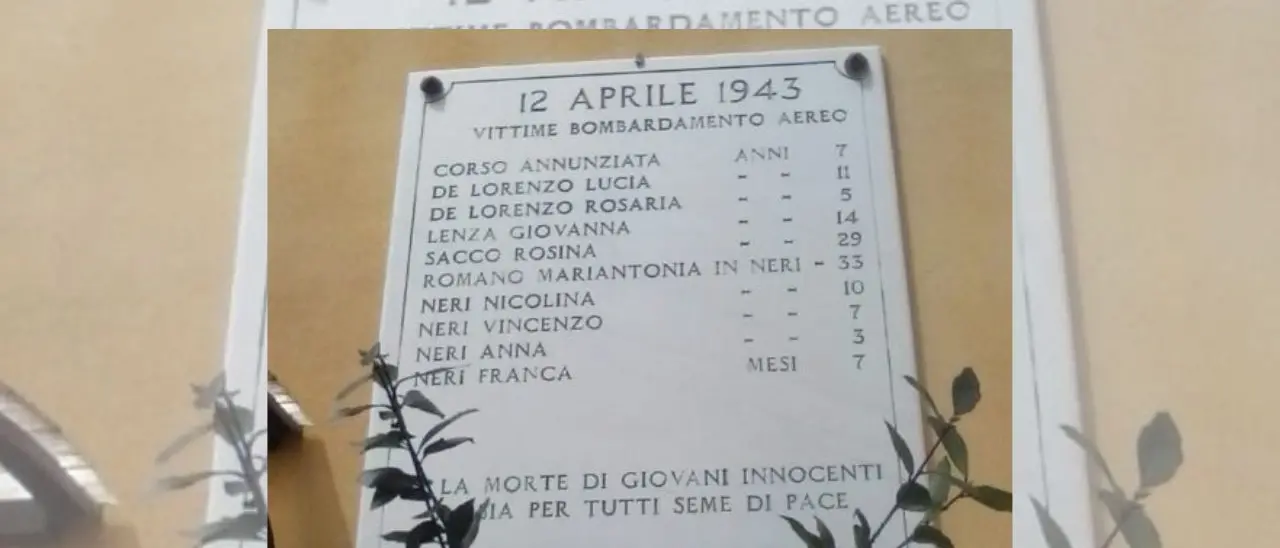 Bombardamento Vibo Marina nel ’43, la Pro loco: «Dalla memoria, auspicio di pace»
